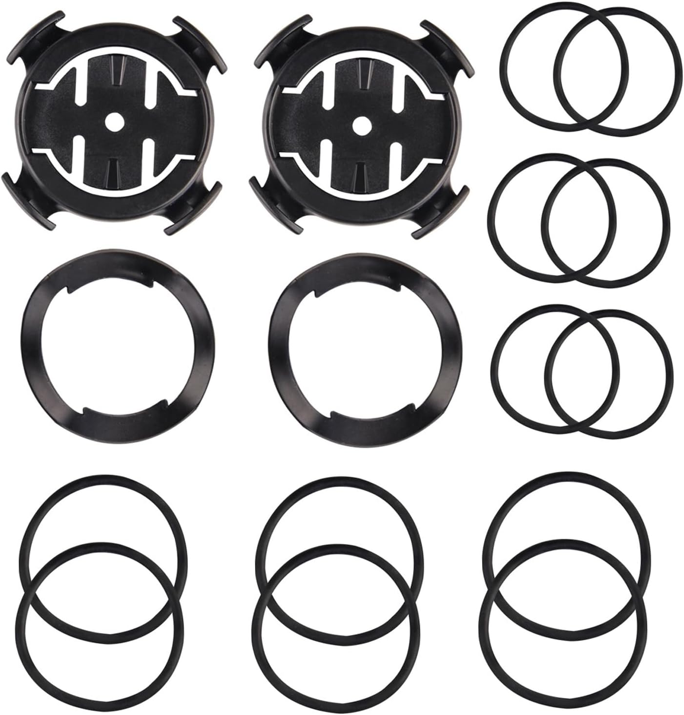 2 Sets Quarter-Turn Bike Mount Kit Compatible with Garmin Edge/Plus/Explore/Touring/Xoss G/G+ Cycling Mount Quarter Turn Edge GPS Computer Bracket Bicycle Extended Mount MTB Accessories image number 5