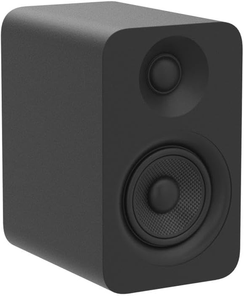 Kanto YU Passive 4" Speakers with 1" Silk Dome Tweeter and 4" Kevlar Woofer - Black, Pair - White image number 4