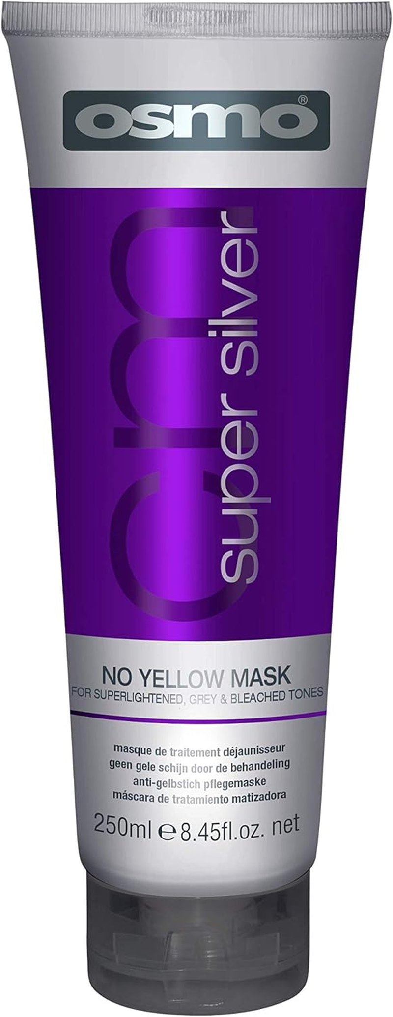 OSMO Super Silver No Yellow Hair Mask 250Ml Purple Sulphate Sulfate Free Blonde