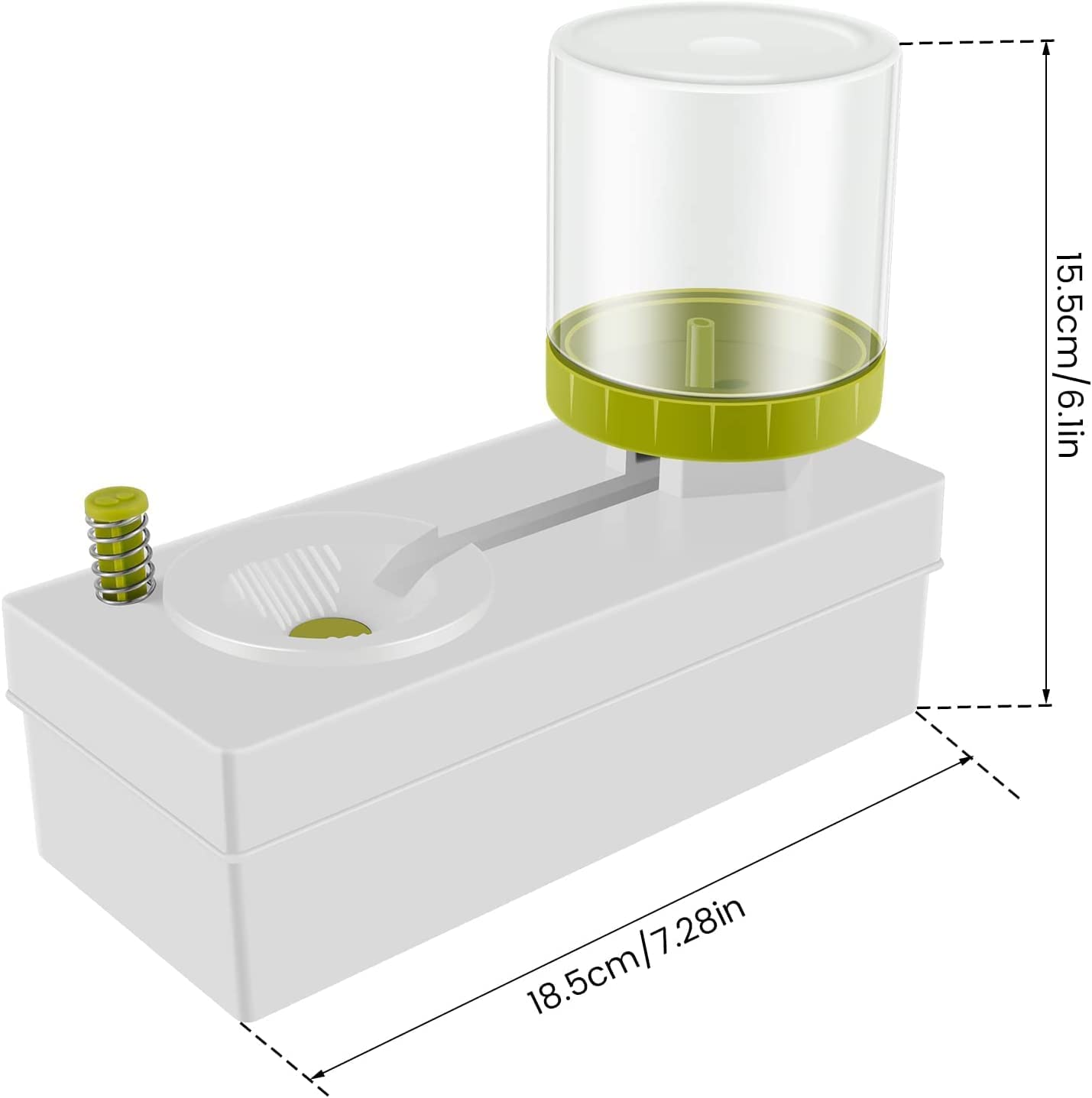 DABOBOTOOL Paint Brush Rinser, Paint Brush Cleaner Art Supplies, Water Cycle Rinser, Multifunctional Paint Brush Cleaner | for Acrylic, Watercolour, and Water-Based Mediums (Green)