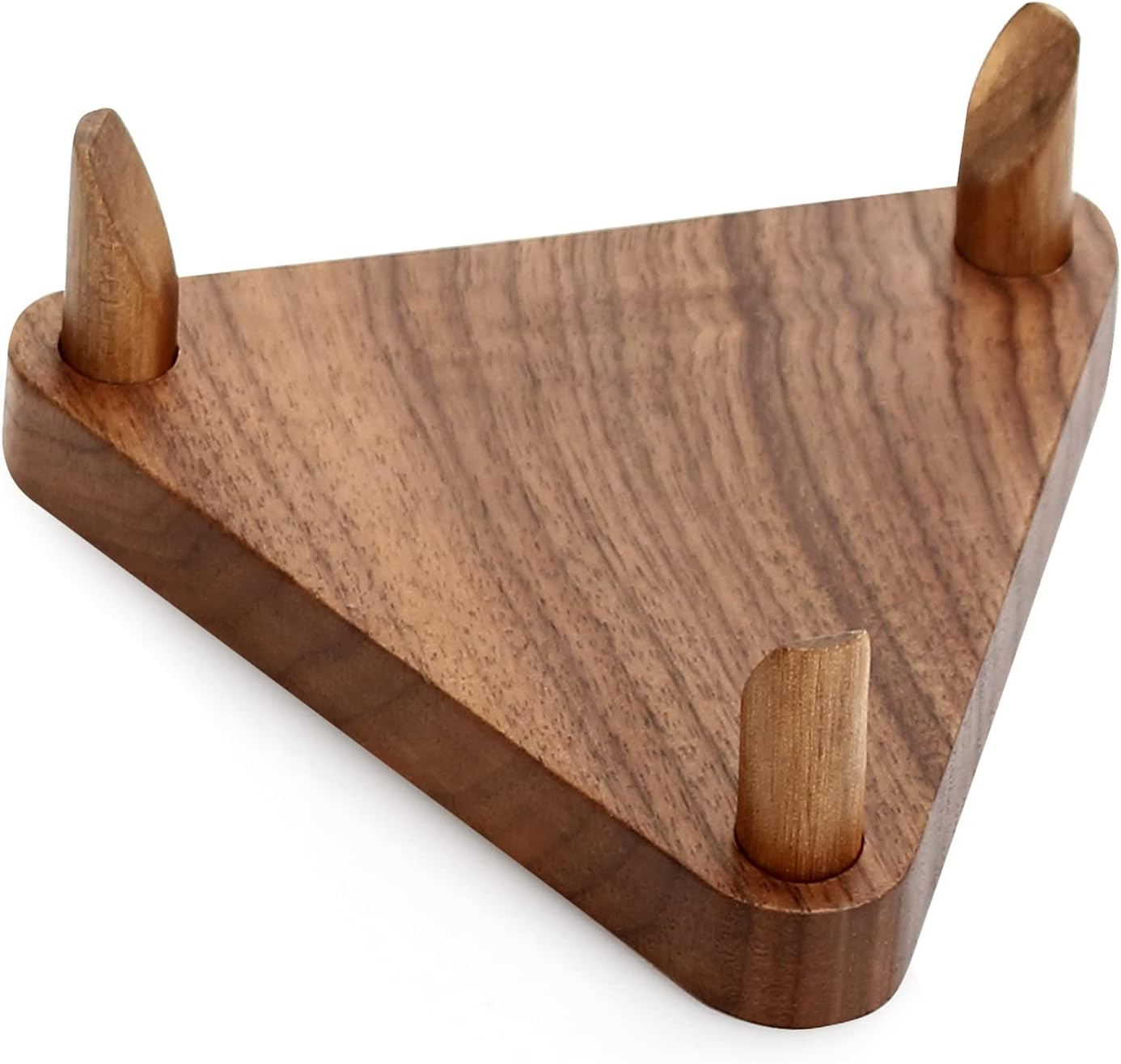 Luxround Ball Stand Holder Display Stand for Basketball Football Soccer Holder Rack Autographed Ball Memorabilia Display Case Solid Walnut Wood Made Ball Display Stand image number 1