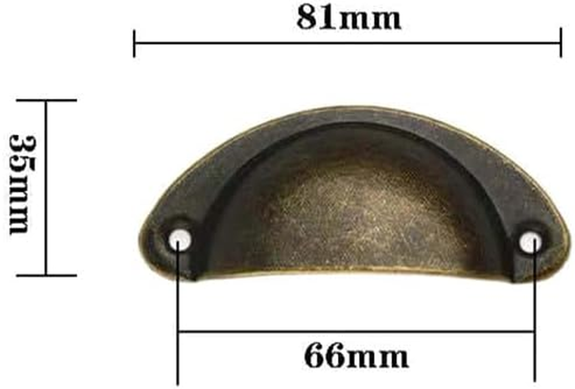 Set of 30 Modern Iron Drawer Pulls - Durable Cabinet Handle Knobs - Stylish Furniture Door Hardware for Kitchens, Bathrooms, and Living Rooms - Available in Black and Bronze image number 6