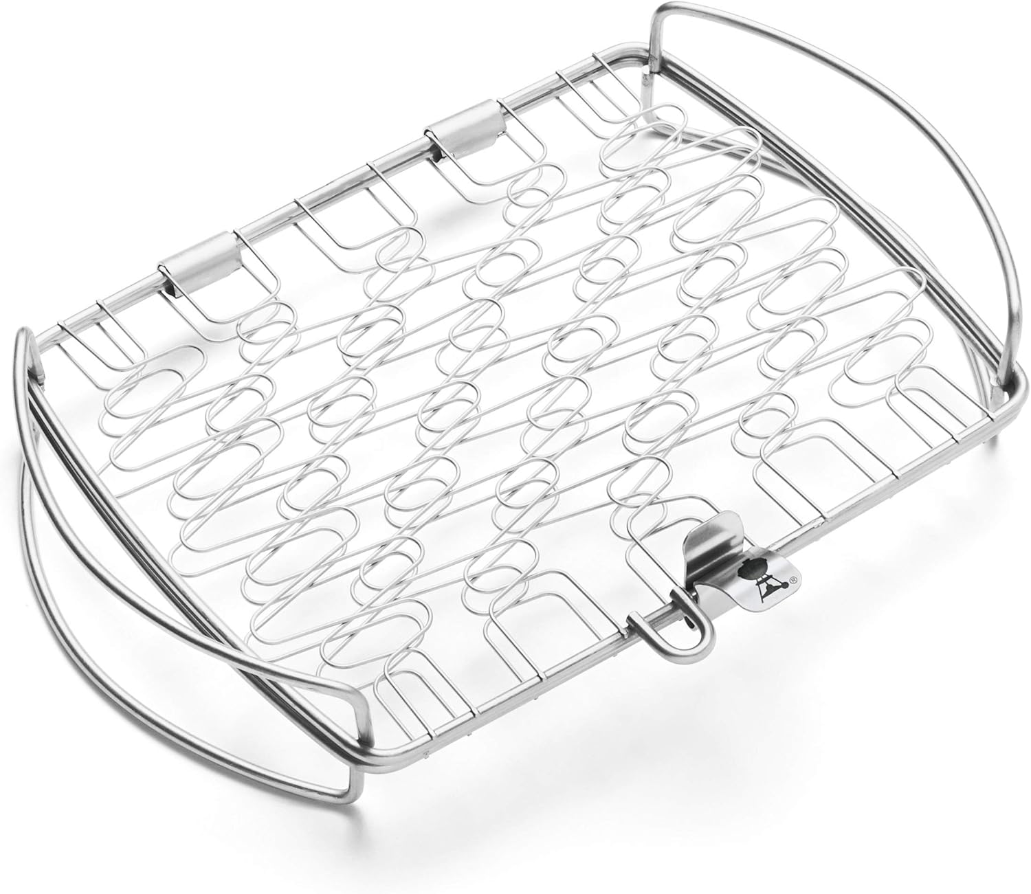 Weber 6470 Original Stainless Steel Fish Basket, Small (11.1 X 7.2 X 2) image number 1