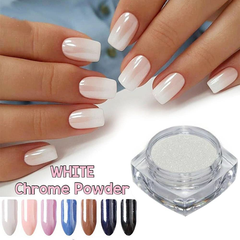 Polvere Unghie Effetto Perla,Pearl Nail Powder,7 Couleurs,Pearl Nails Aurora Mica Pour R&eacute;sine Set, Metallic Nail Mirror Multi-Chrome Iriscent Nails Powder Manucure Pigment image number 1