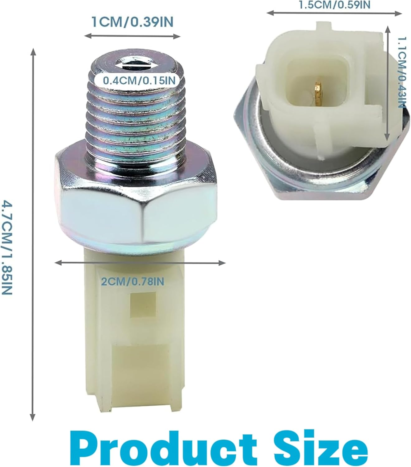 6U5Z-9278-D Car Engine Oil Pressure Sensor Switch Compatible with Ford Explorer Lincoln LS Mustang Taurus F-150 Ranger Expedition Continental Navigator Mercury Mountaineer Milan Mariner image number 1