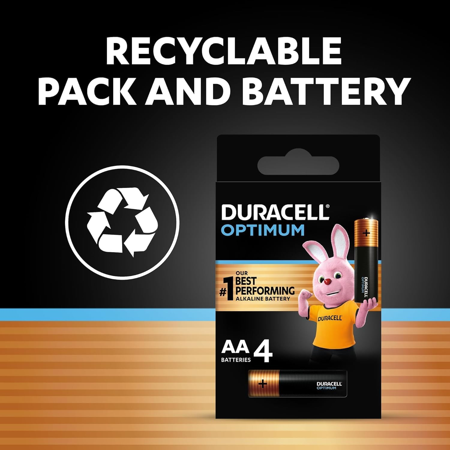 Duracell Optimum Alkaline AA, 4 Pack Batteries(X12) image number 5
