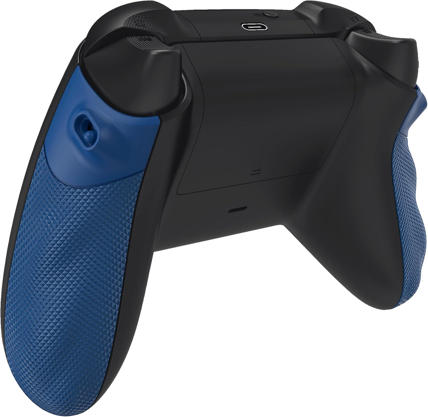 Extremerate Flexor Rubberized Side Rails Grips Trigger Stop Kit for Xbox Series X/S Controller, Anti-Slip Ergonomic Trigger Stopper Handle Grips for Xbox Core Controller &ndash; Yale Blue image number 3