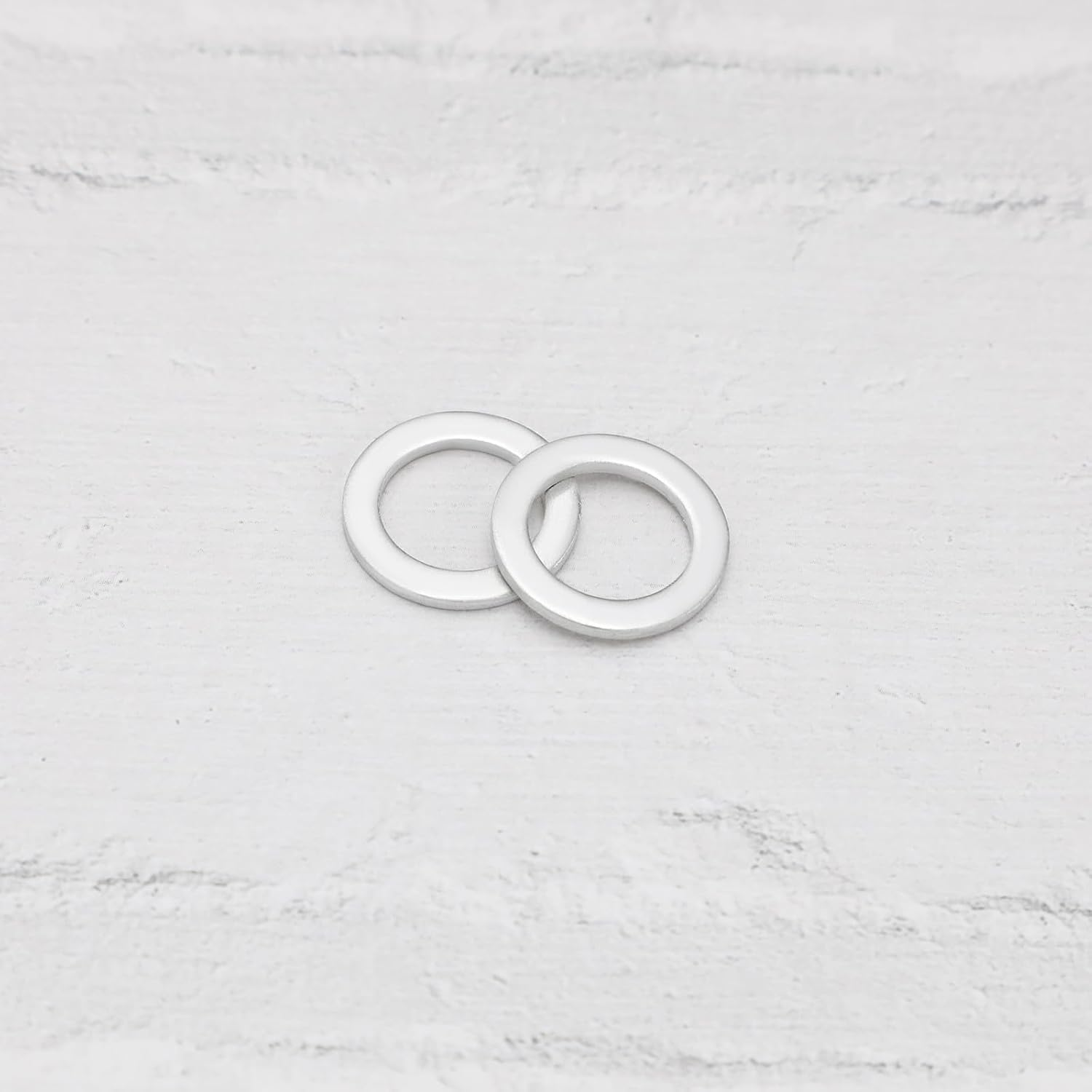 SG Store 10Pcs Sump Plug Aluminium Washer Oil Drain Plug Gasket 18Mm X 12Mm X 1.5Mm 420.2.001.7A 42020017A Compatible with Aprilia AF1 125 1988-1993