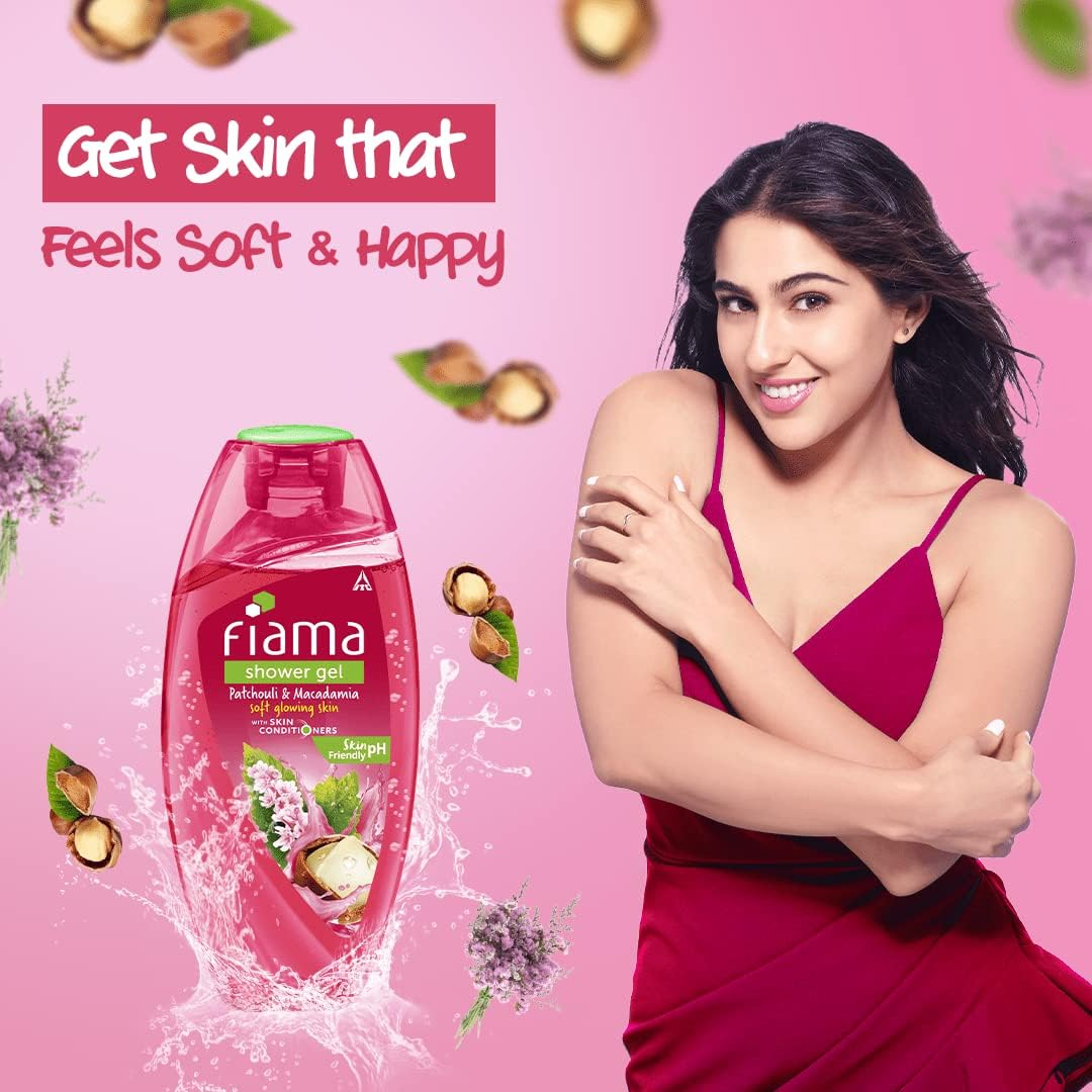 Fiama Di Wills Patchouli and Macadamia Pure Indulgence Shower Gel, 250Ml image number 6