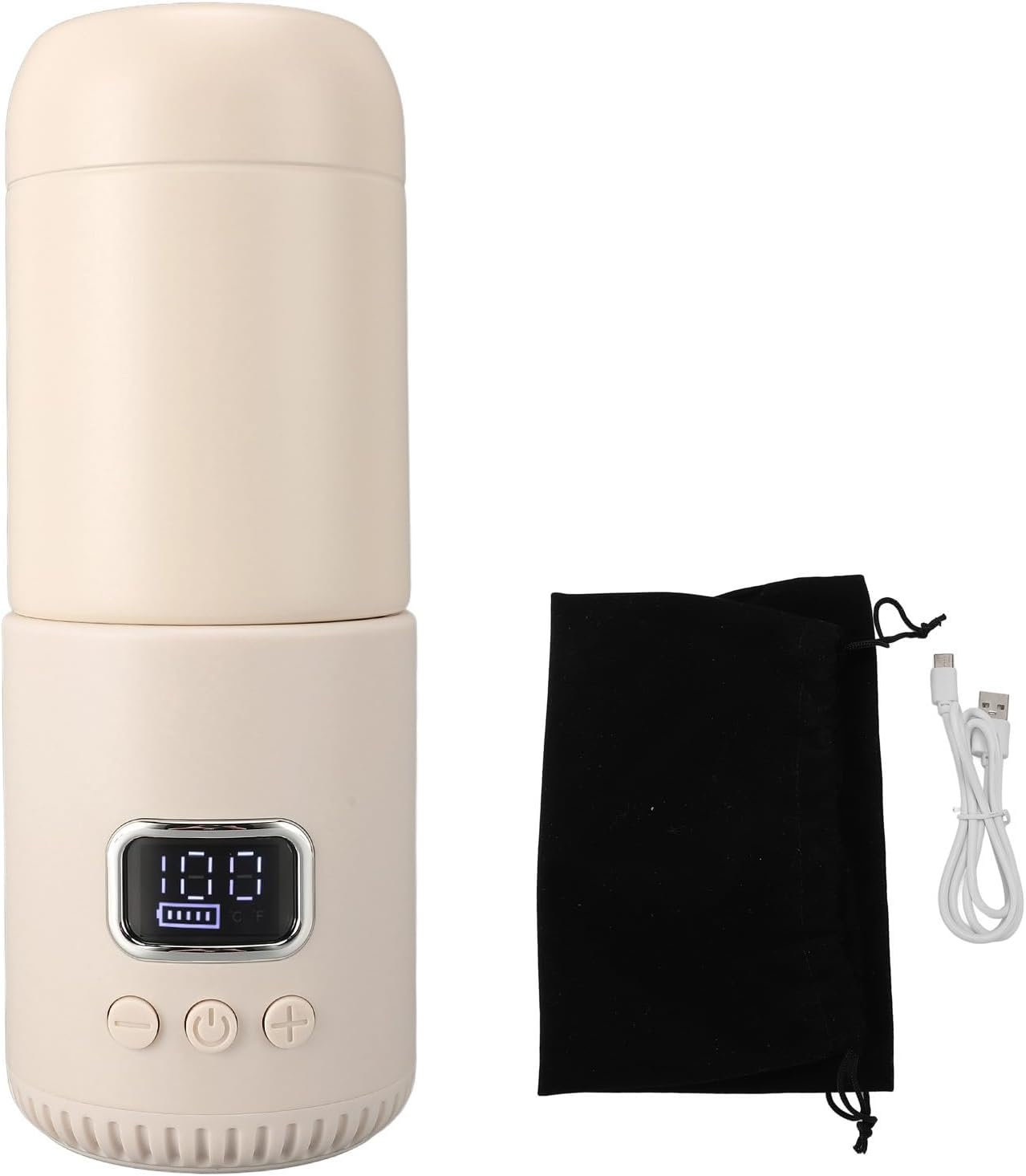 Portable Milk Warmer for Travel, Cordless Bottle Warmer with 18000Mah Battery, 400 ML Capacity, Maximum Temp to 55℃, Fast Heating for Breastmilk and Formula, Milk Warmer image number 6