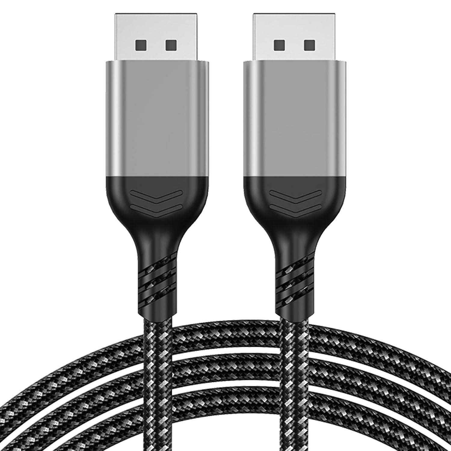 Tunghey Displayport Cable 2.1, 16K Displayport Cable 80Gbps 16K@60Hz, 10K@60Hz, 8K@60Hz HBR3 4K@60Hz/144Hz 5K@60Hz 1080P@240Hz Support Freesync G-Sync HDR10 for Gaming Monitor Graphics Card (1.5M)