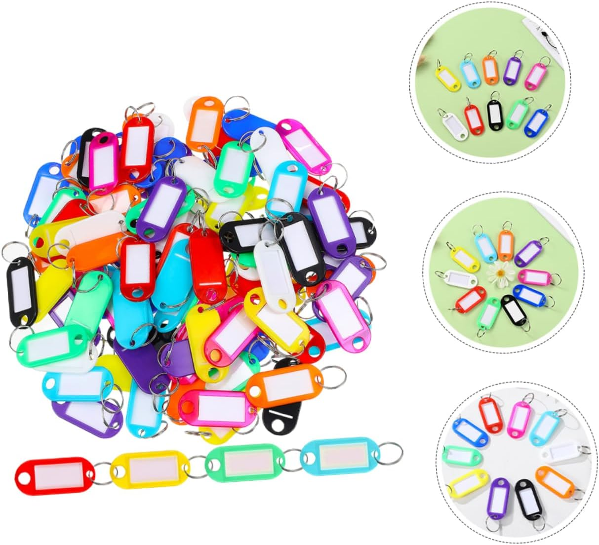 CONGARTENO 200Pcs Cruise Luggage Tags Key Identifiers Compact Key Labels for Home Office Hotel image number 4
