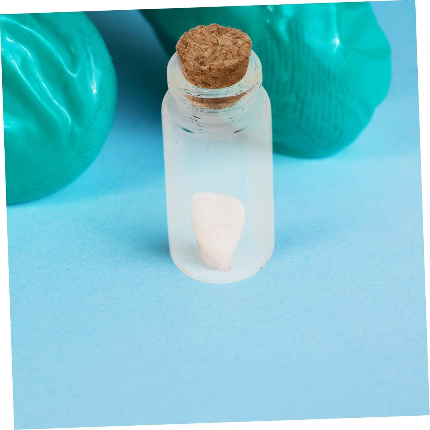 Baby Keepsake Box Fetal Hair and Umbilical Cord Storage 2 Lanugo and Baby Tooth Bottles Red Diy Preservation Set for Newborn Memory image number 3