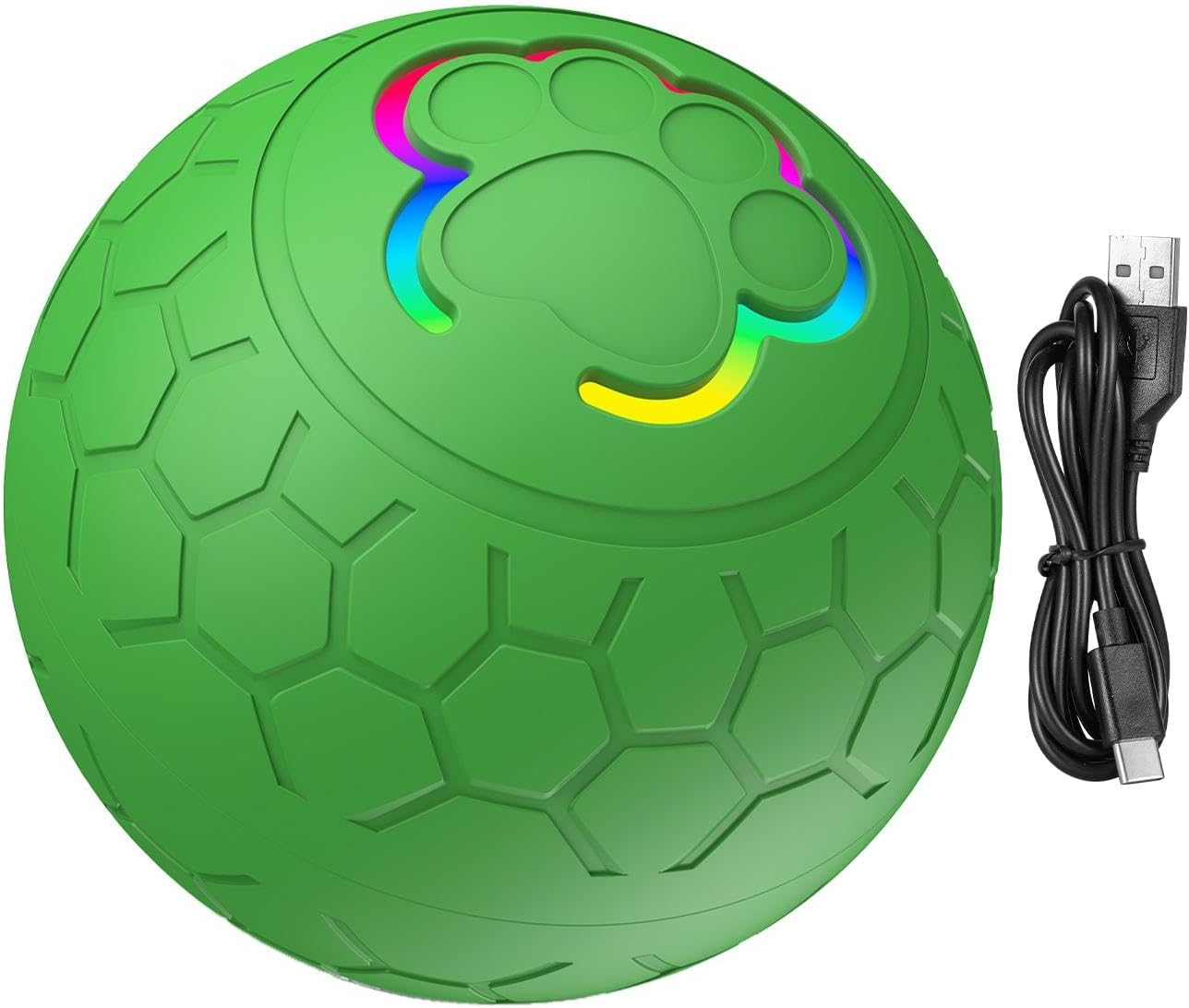 Smart Ball Cat Toy, Moving Dog Ball, Automatic Rolling Dog Ball, Bouncy Ball Pet Toy, Interactive Cat Exercise Toys Intelligent Motion 2-Modes for All Breeds Cat and Dogs image number 1