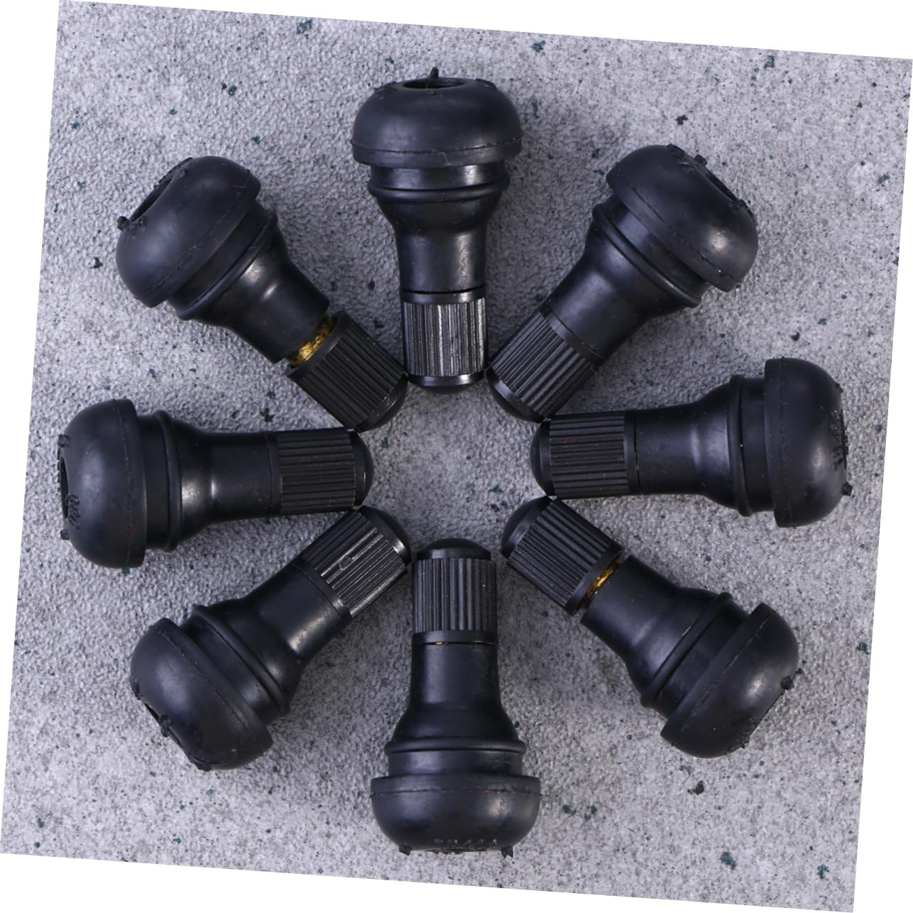 Vaguelly Black Rubber Snap-In Tyre Stems 8Pcs Tr-412 Valve Stems for Car and Truck Tires, Sturdy Tire Valve Replacement for Automotive Wheels image number 6
