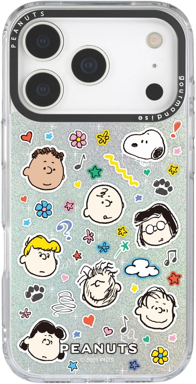Gourmandies SNGG-179B Peanuts Snoopy Camera Frame Iphone 17 Pro Compatible Case for All