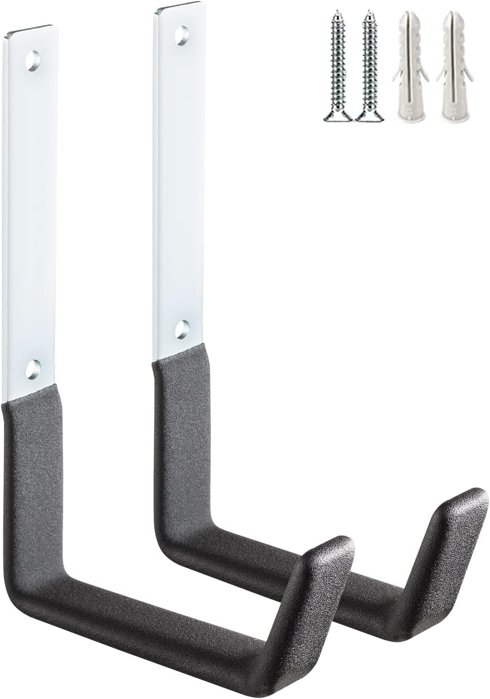 PYBTOOL Utility Hooks for Garage Wall, Heavy Duty Garage Storage Utility Hooks, Garden Tool Organiser, Steel Wall Mount Storage Hooks (Small 9 X 12 Cm)