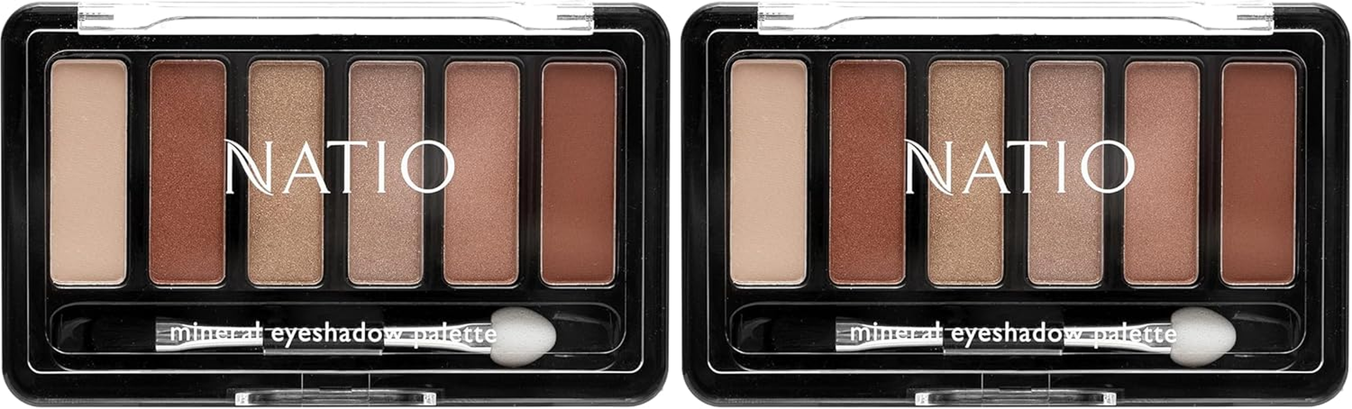 Natio Australia Mineral Eyeshadow Palette Nudes 6G - Matte Neutral Toned Eyeshadows - Purse & Travel Friendly Eyeshadow Palette - Cruelty Free & Vegan image number 2