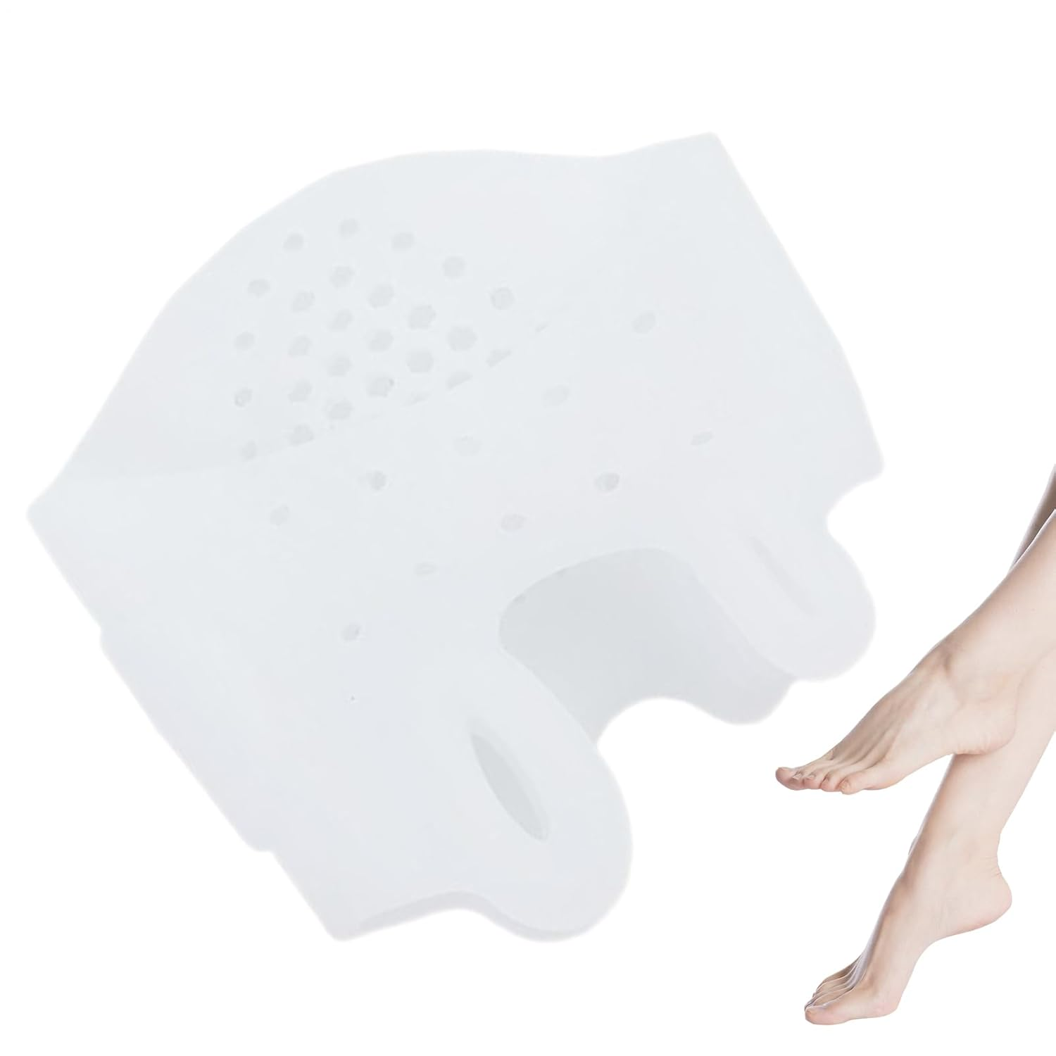 Orthopedic Toe Separators, Thickened Foot Spacers Shock-Absorbing Toe Separator, Breathable Silicone Stretcher Soles Straightener, Shape Corrector for Preventing Rubbing and Relieve