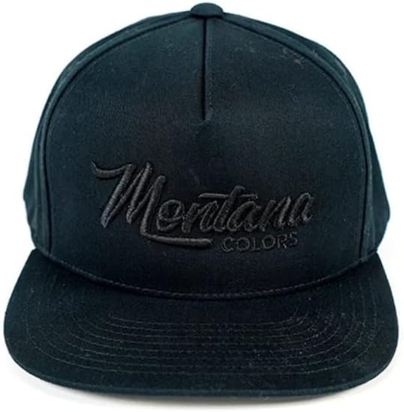 Montana Colors MTN Snapback Embroidery Cap, Black image number 3