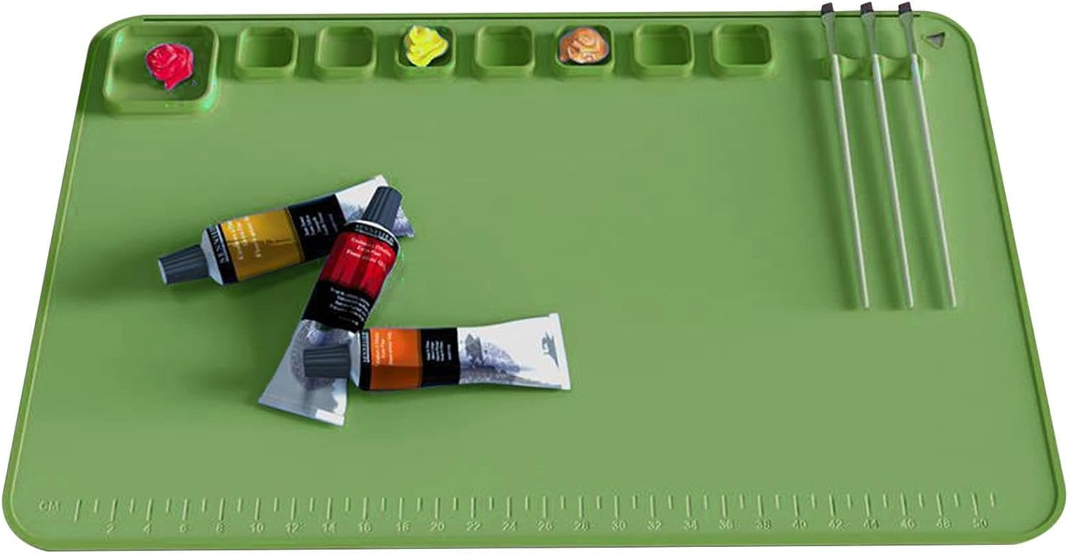 Silicone Art Mat,24In X 16In Resin Jewelry Casting Molds Mat Nonstick Nonslip | No Staining Supplies Accessories for Resin, Painting, Paint, Clay, Craft image number 3