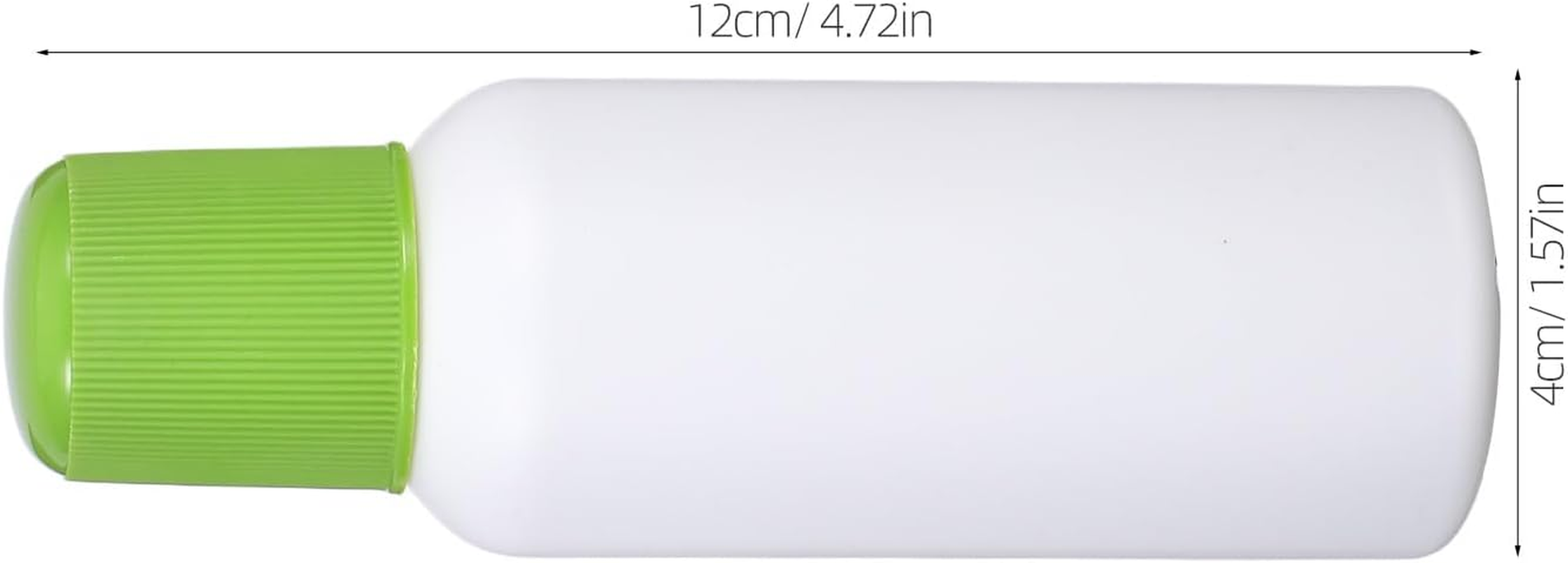 DINHEAROM 10Pcs Sponge Top Applicator Bottle: 100Ml Refillable Plastic Container - Lotion Dispenser with Soft Sponge Tip for Liquids Medicine or Essential Oils