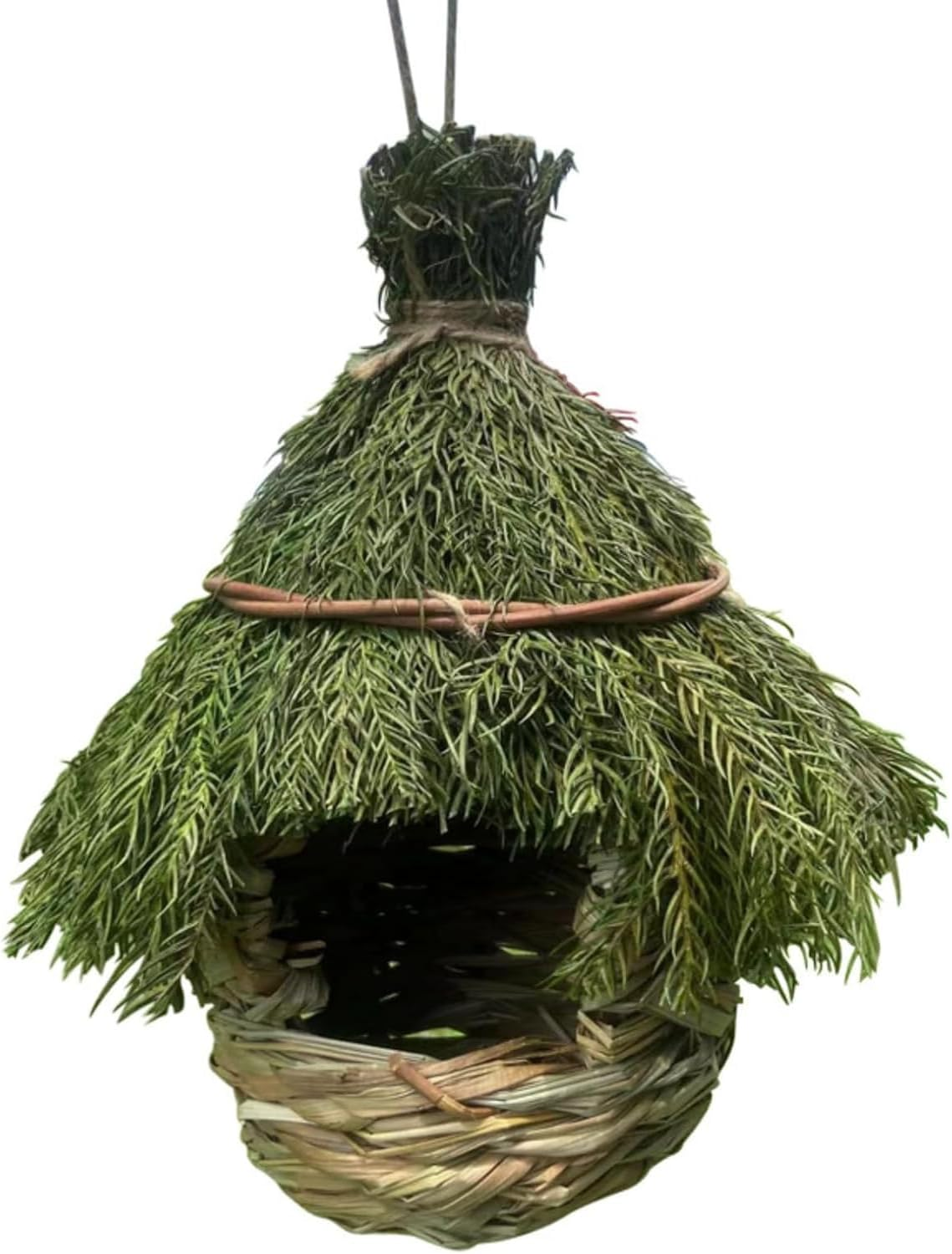 Cozioz Hand-Woven Bird Nest for Garden Decor &ndash; Eco-Friendly Bird Bath Accessory, Creative Artistic Design for Outdoor Garden Ornaments image number 1