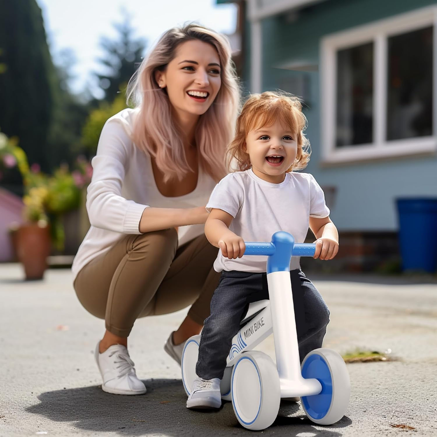FAYDUDU Balance Bike for 1 Year Old Ride on Toy for 1 2 Years Old First Bike for Girls Boys Baby Bike Walker No Pedals Toddler Trike for 10-24 Months image number 3
