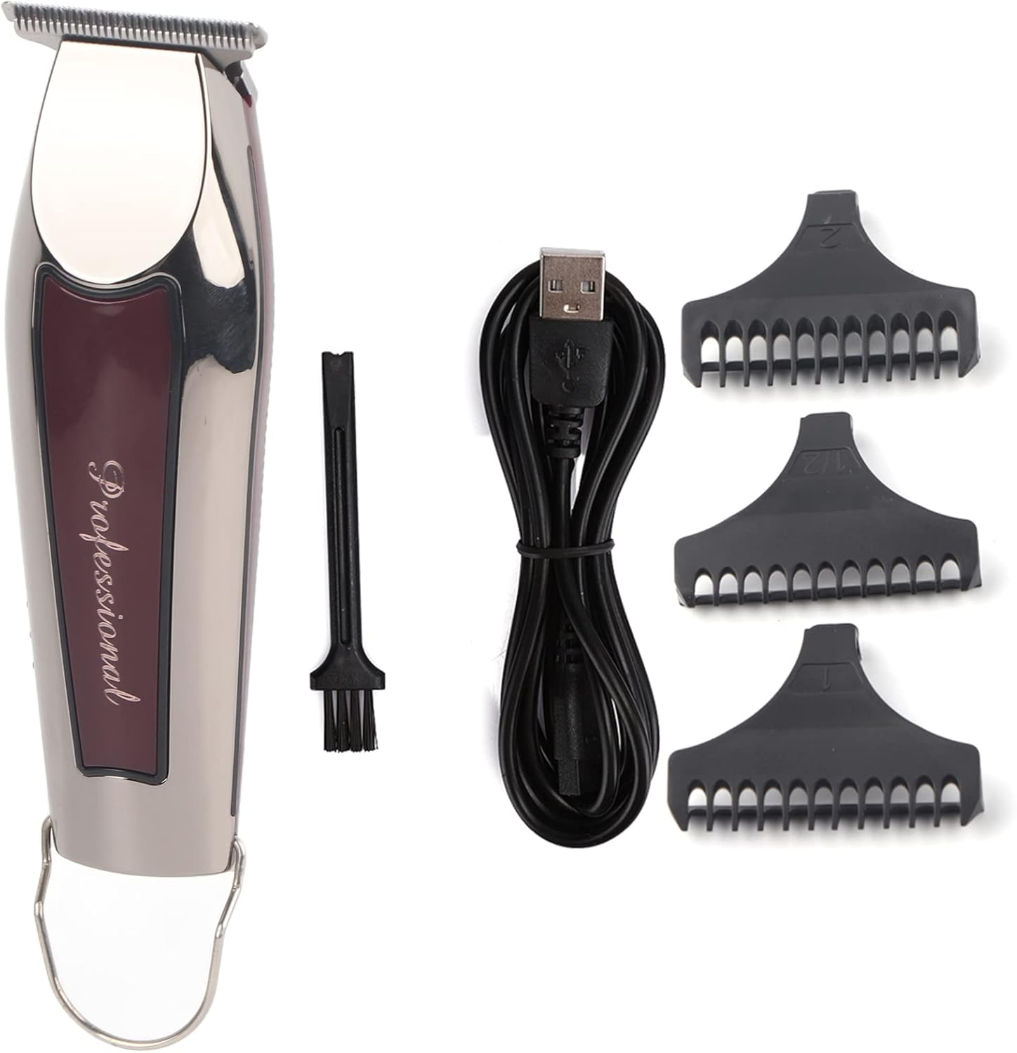 Professional Men'S Hair Trimmer with 3 Attachment Combs Precision Trimmer Long Hair Trimmer Men'S Contour Trimmer Razor Husband Father image number 5