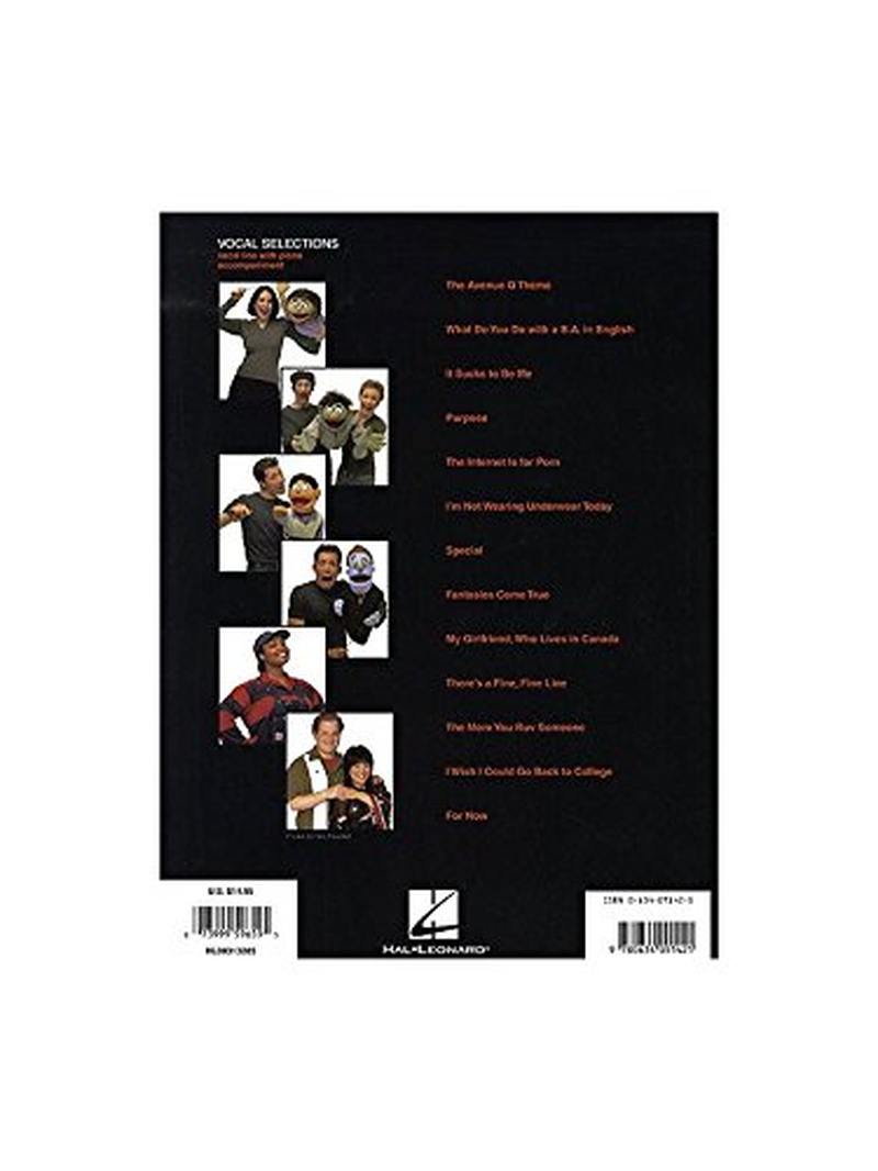 Avenue Q: Vocal Line with Piano Accompaniment