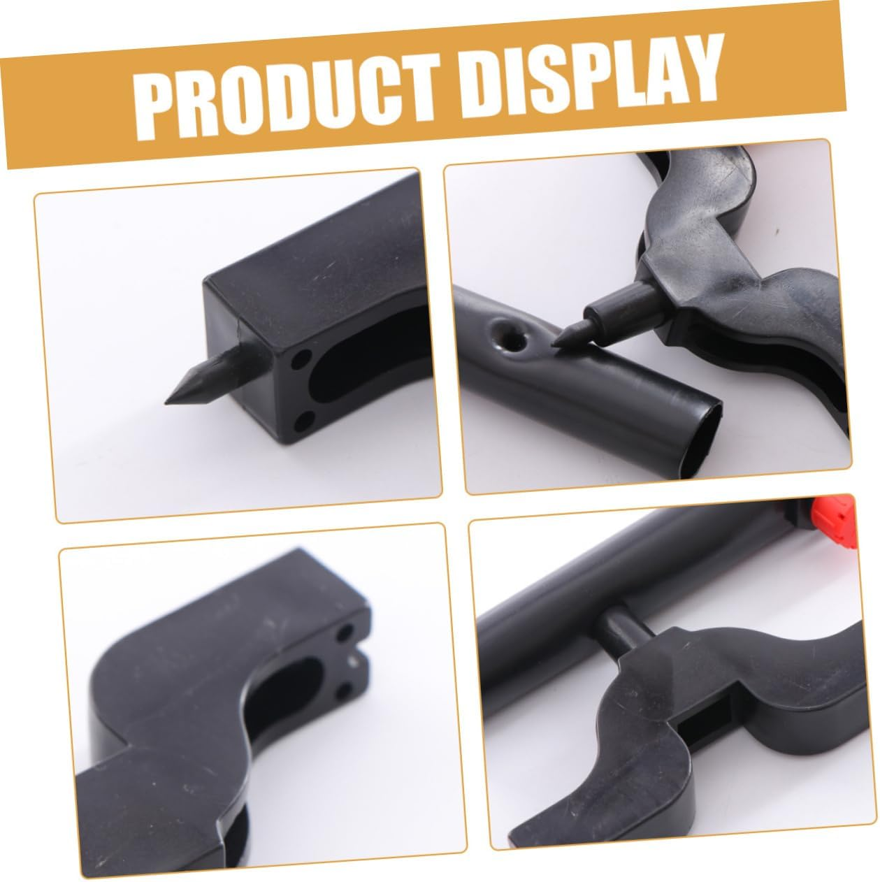 MERRYHAPY 8Pcs Drip Irrigation Hole Puncher Set for Gardening Tubes, Plastic Hose Hole Punch Tools with Mini and Bullhead Punchers, Irrigation Tube Fitting Accessories for Automatic Drip Systems