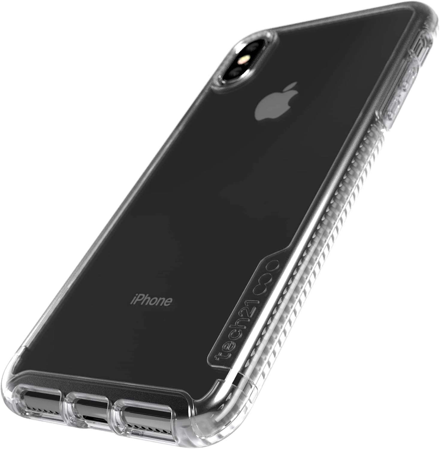 Tech21 Protective Ultra Thin Pure Clear Back Case Cover for Apple Iphone Xs Max, Clear image number 5