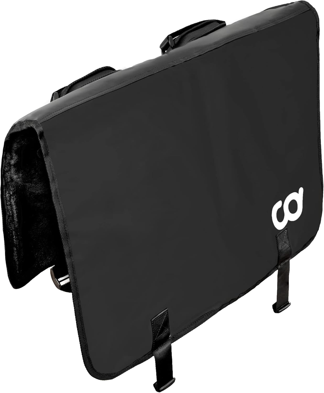 Cyclingdeal Tailgate Bike Pads for 2 Bikes 24.5&rdquo; Wide - Bicycle Rack Cover for Pickup Truck Car Carrier for MTB Mountain Road Bike Extended Straps Fit Oversized Bike Frame Tubes image number 3