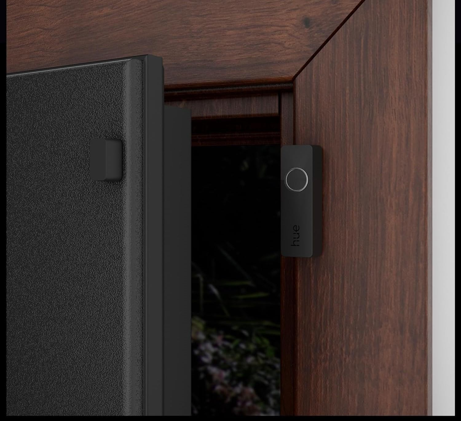 Philips Hue Secure Smart Contact Sensor, Black, for Doors and Windows, Works with Security Center in Hue App, Philips Hue Bridge Required, 1 Pack image number 4