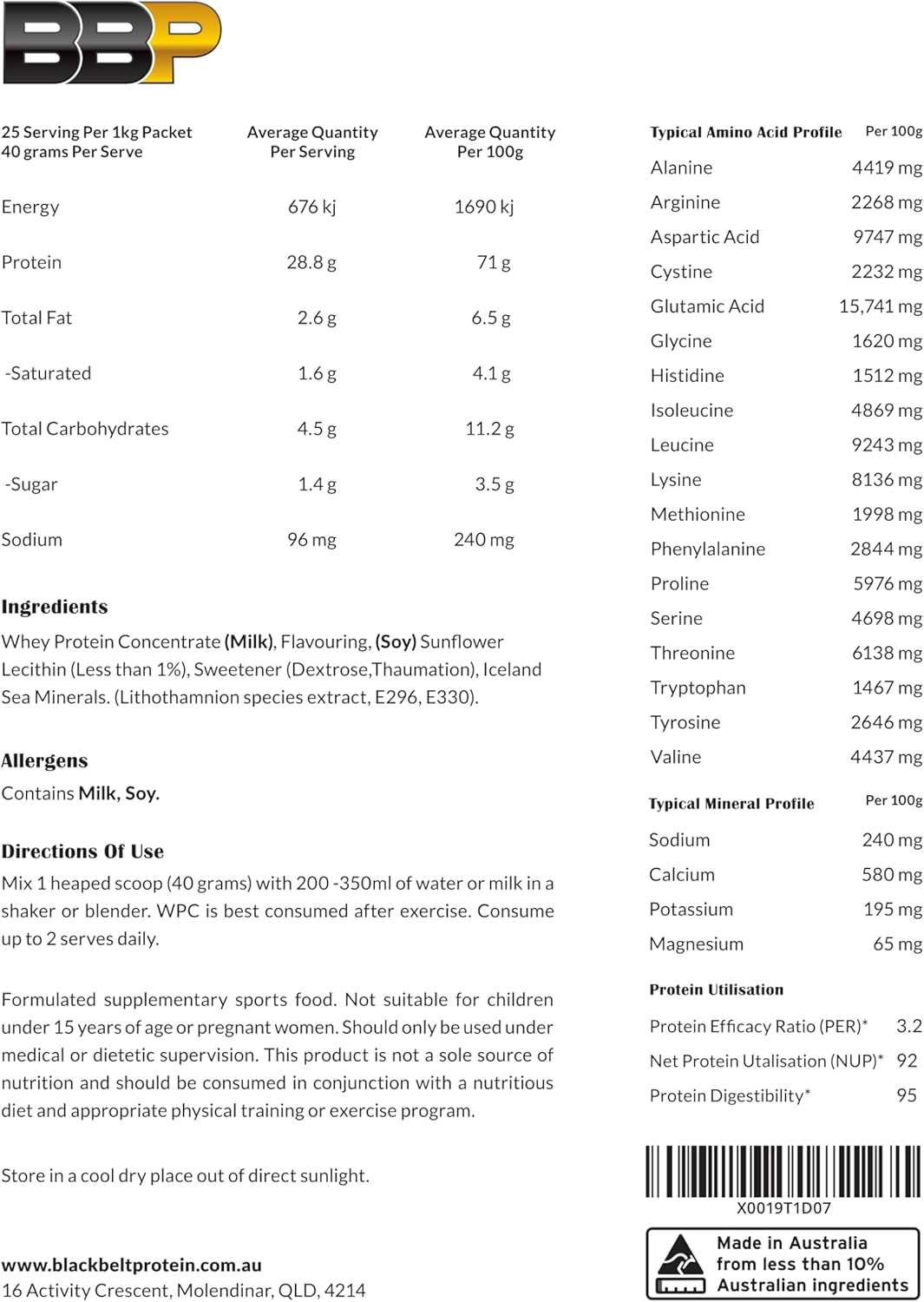 Glazed Doughnut Whey Protein 1Kg | 28G Protein per Serve | All Natural | Ultra Low Fat & Sugar | Dessert-Inspired | Australian Made image number 1