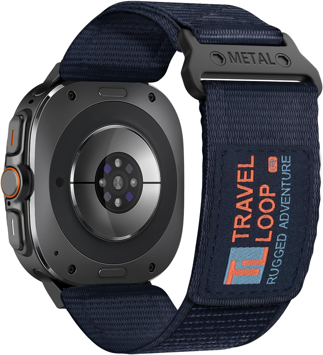 Rugged Nylon Bands for Samsung Galaxy Watch Ultra 2/Ultra 2025 2024 Men,Soft Woven Adjustable Sport Loop Wristbands Strap for Samsung Galaxy Watch 8/7 Ultra 47Mm