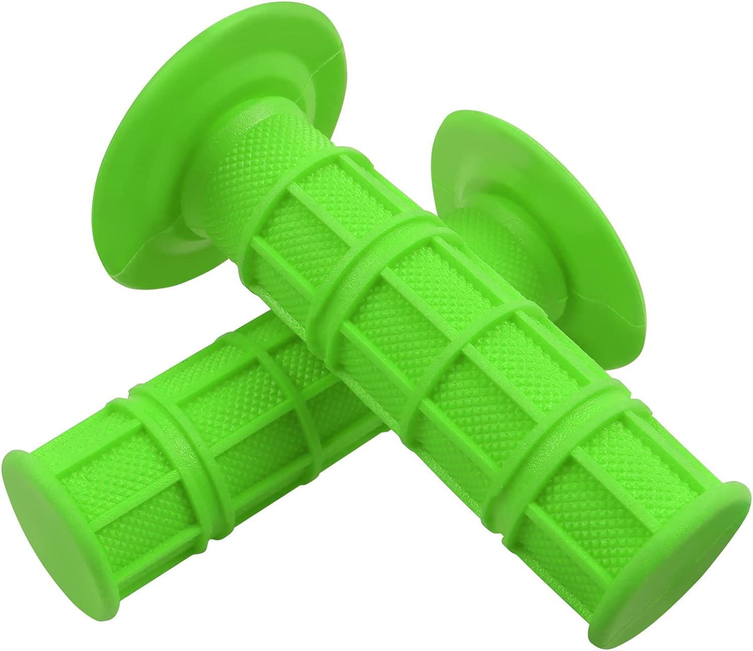 Worldmotop Motorcycle Handlebar Grips Non-Slip Soft Rubber Motorcycle Grips Handlebar with 7/8" 22Mm 24Mm for All off Road ATV Dirt Bike, Bike Handle Grips