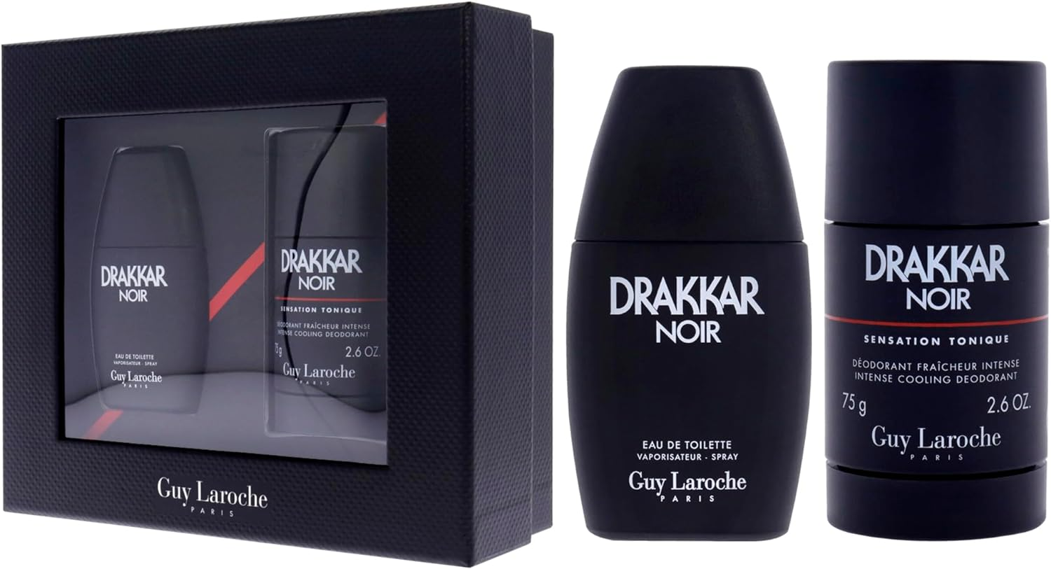 Guy Laroche Drakkar Noir 2 Piece Gift Set for Men, I0053391 image number 1