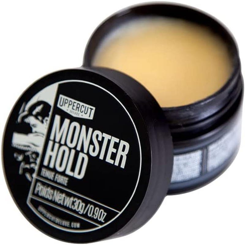 Uppercut Deluxe Monster Hold Pomade, Mens Pomade Medium Shine and Heavy Hold,Mens Hair Styling Product for All Styles for All Hair Types 30G image number 3