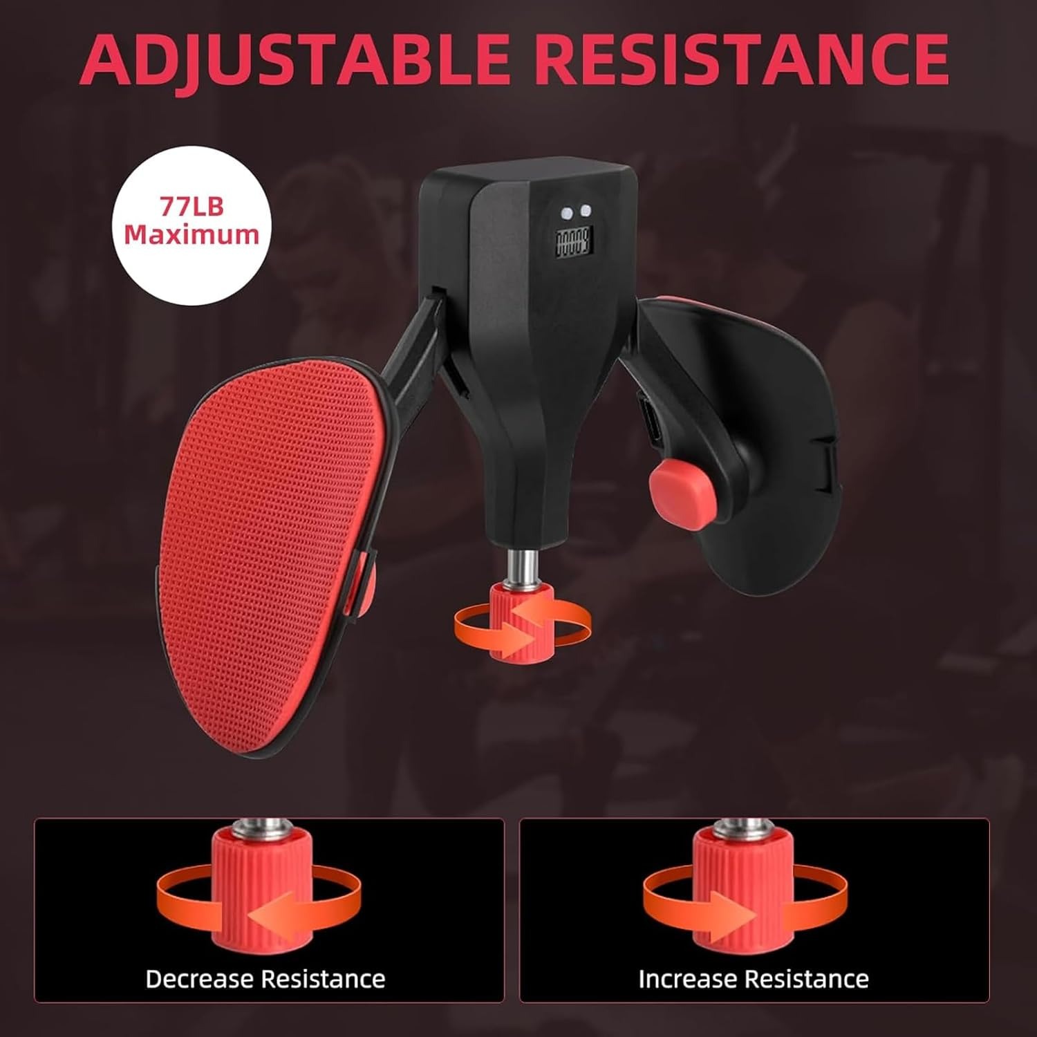 Thigh Master 77 LB Adjustable Resistance, Leg and Inner Thigh Exercise Equipment with Counter, Kegel Exerciser, Pelvic Floor Trainer, Hip Trainer for Home Workout image number 3