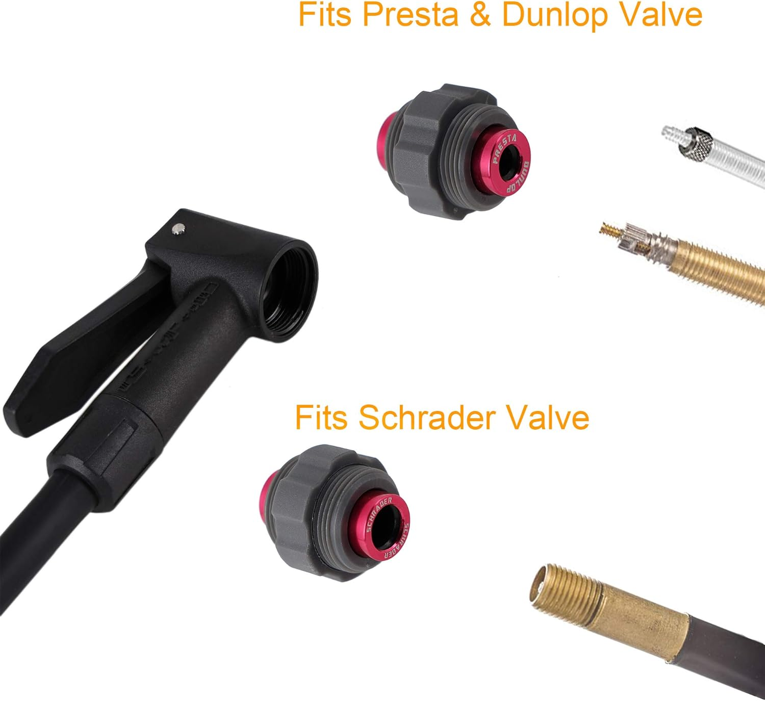 VENZO Road Mountain MTB Bike Bicycle High Pressure 160 PSI Floor Rechargeable Reserve Air Tank for Tubeless Tire Rechargeable Air Tank image number 3