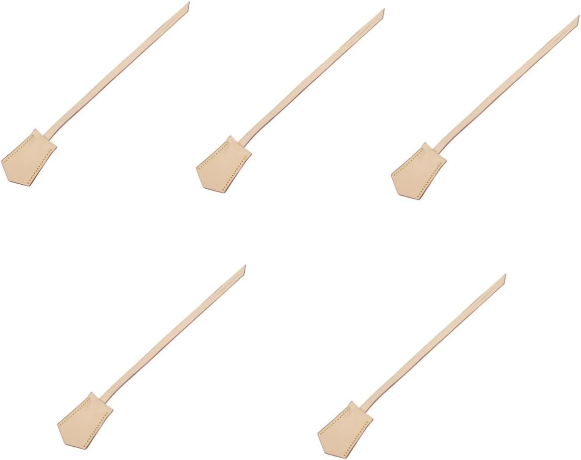 CONGARTENO 5Pcs Travel Suitcase Tag Luggage Identifier Leather Suitcase Tag Design image number 6