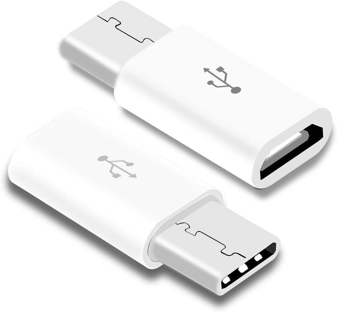 2X USB 3.1 Type C Male to Micro USB Female Adapter Converter Connector USB-C