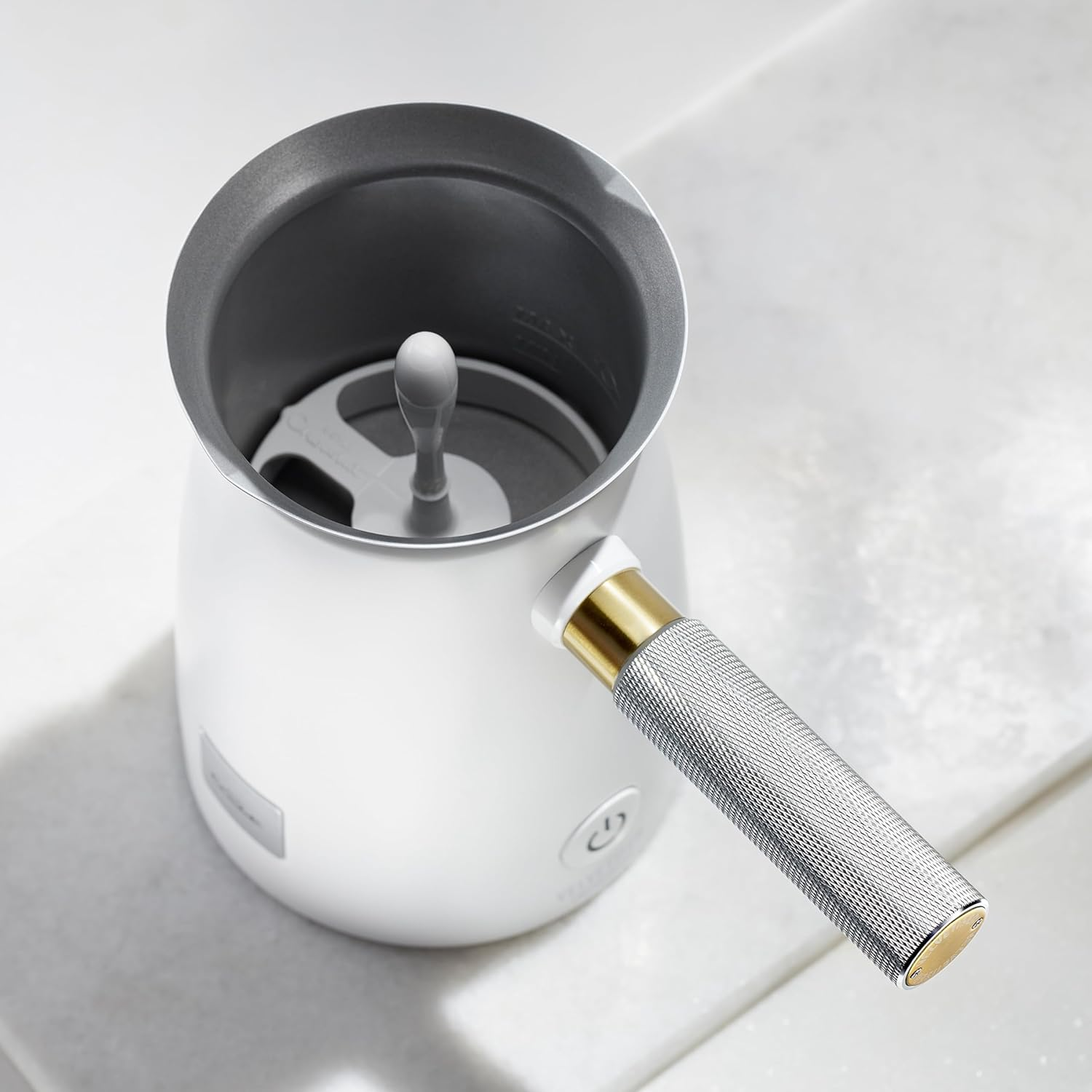 Hotel Chocolat Velvetiser Hot Chocolate Machine Complete Starter Kit, White - Grey image number 5