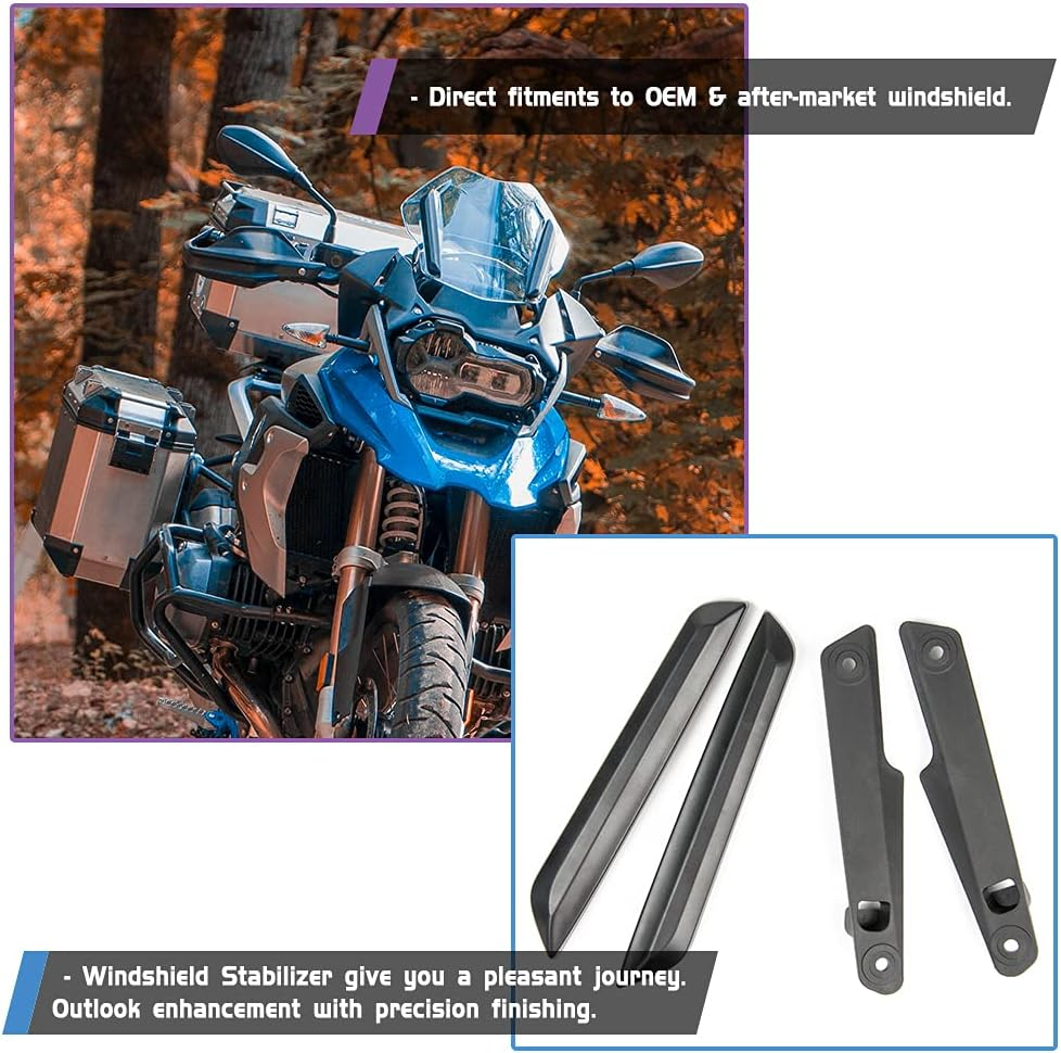 Motorcycle Windscreen Windshield Trim Pressure Strip inside Outer Bracket Holder Support Kits for BMW R1200GS LC/ADV (2013-2019) R1250GS/ADV(2019-2021) Motorbike Parts image number 6