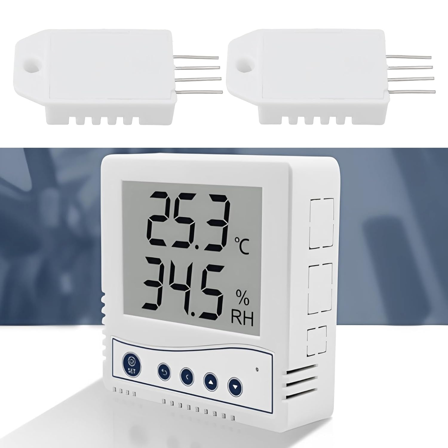 Be in Your Mind 4Pcs Digital Temperature and Humidity Sensor Module Temperature and Humidity Module Compatible with A-Rduino Compatible with Raspberry-Pi image number 2