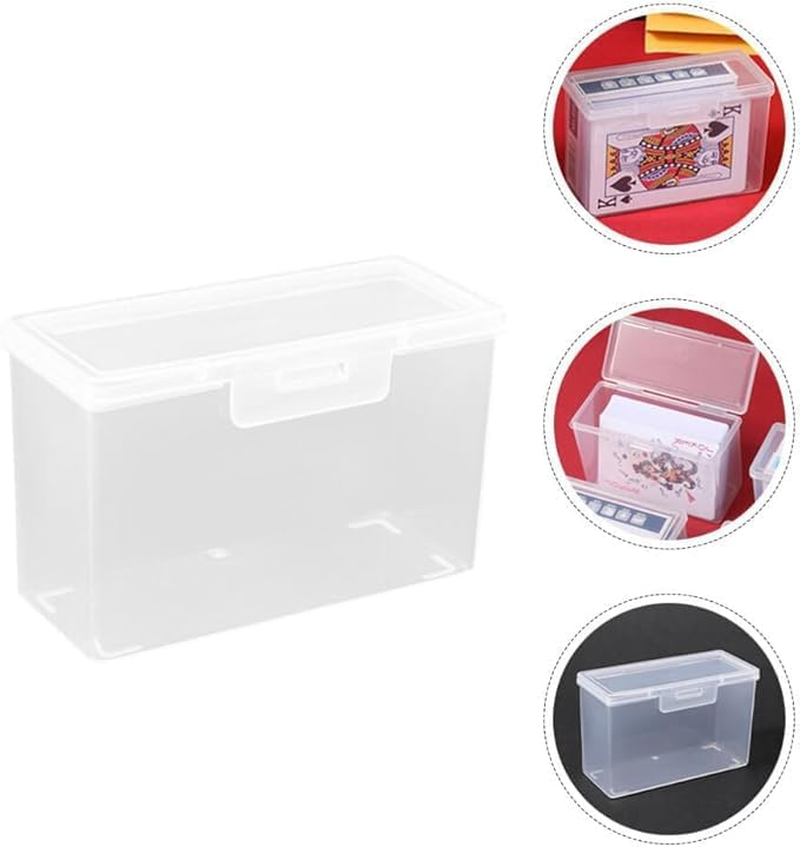 SHUNYUNG Minimalist Plastic Playing Card Storage Box, 6Pcs, 10.5 X6.6X4.5Cm/4.1X2.6X1.8 Inches image number 3