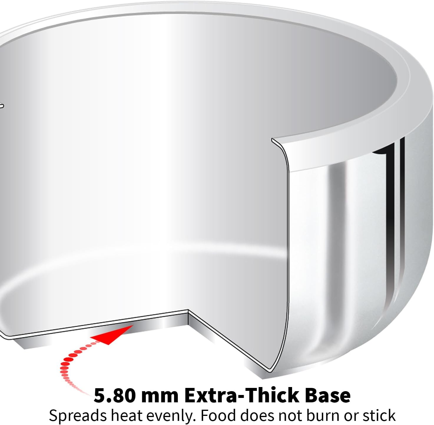 Hawkins Stainless Steel Tall Pressure Cooker, 3 Litre Capacity image number 4