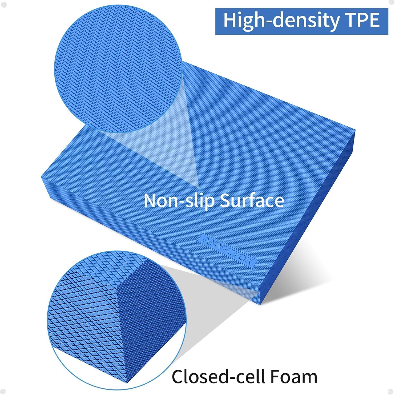 Balance Foam Pad for Physical Therapy, Non-Slip Exercise Balance Board for Balance Workouts, Knee & Ankle Exercise and Strength Stability Training Yoga image number 4