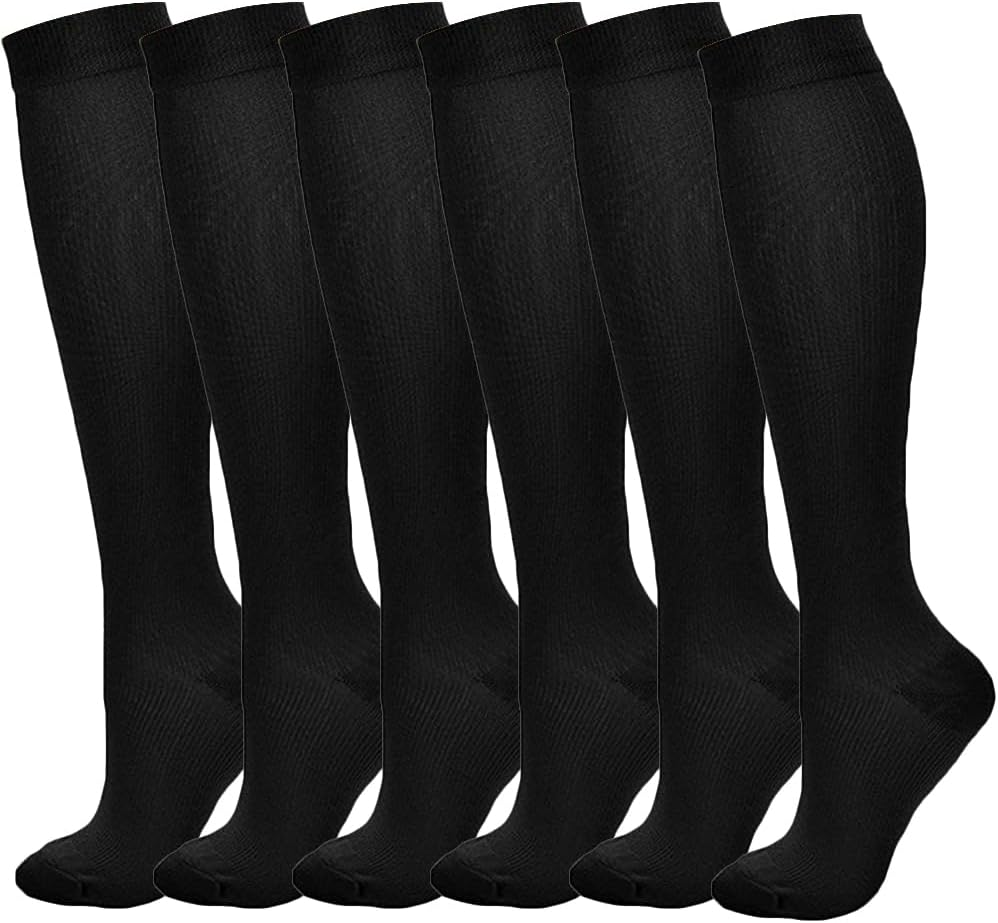 Compression Socks Women and Mens Best Stockings for Running Medical Athletic Edema Diabetic Varicose Veins Travel Pregnancy Shin Splints